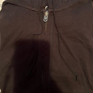 Women’s American Eagle Black Light Zip-up Hoody Size Large